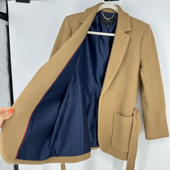 J. Crew Factory Tan Pea Coat Blazer - Picture 9 of 12